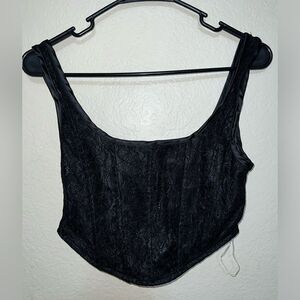 PACSUN BEVERLY AND BECK LACE CORSET TANK TOP- Size XS- NWTS